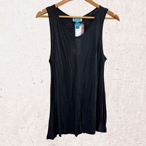 Black Sleeveless Tank Top
